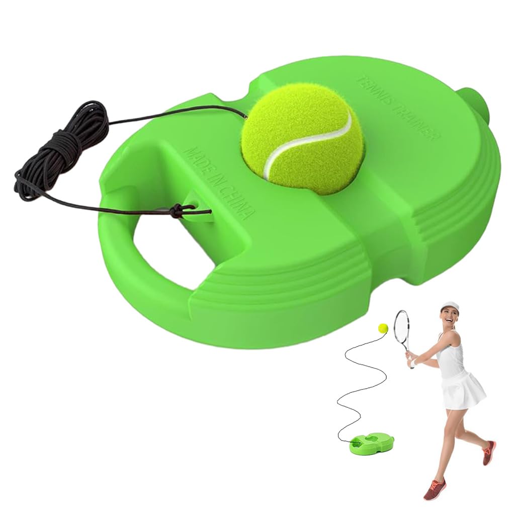 Proberos Tennis Trainer Device with Rebound Tennis Ball 3 Stringed Tennis Balls Tennis Trainer Starters Solo Training Tennis Training Device Outdoor Sport Tennis Training Kit for Teens, Adults Proberos Tennis Trainer Device with Rebound Tennis Ball 3 Stringed Tennis Balls Tennis Trainer Starters Solo Training Tennis Training Device Outdoor Sport Tennis Training Kit for Teens, Adults